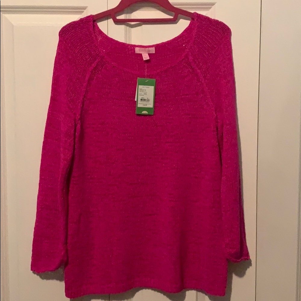 Lilly Pulitzer Nantucket Sweater Magenta